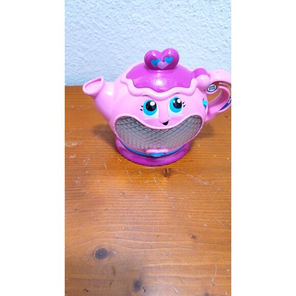 VTech Musical Pink Teapot Toy With Lights & Sounds - Picture 4 of 9
